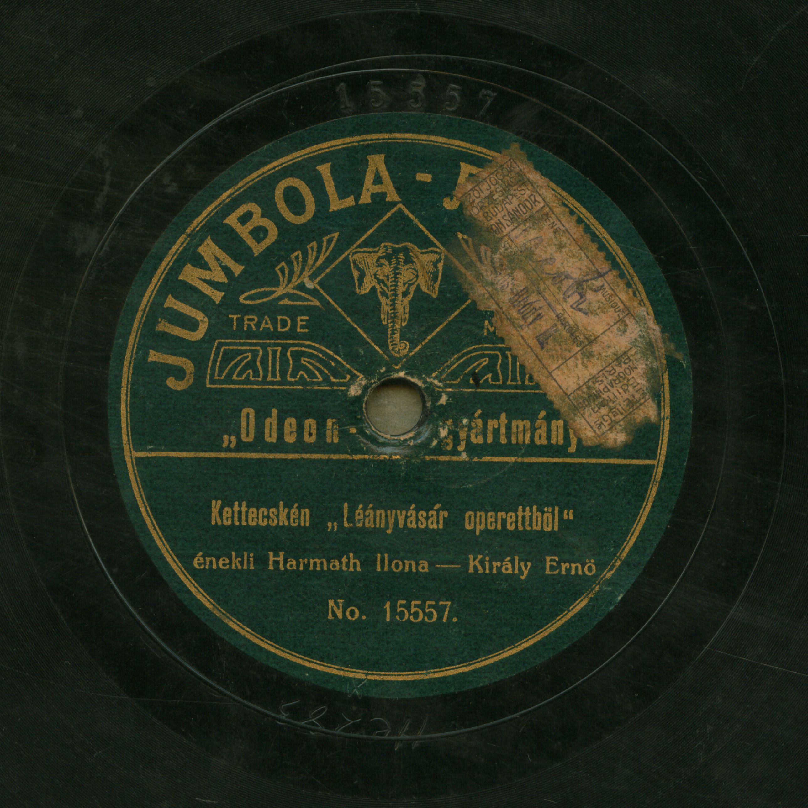 Énekli Harmath Ilona-Király Ernő